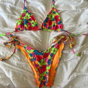 Frankies bikinis groovy bikini set